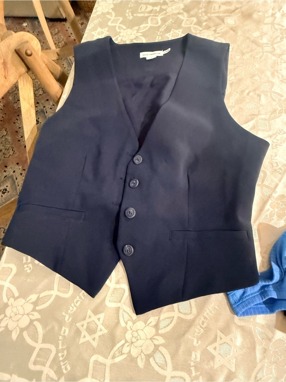 Women’s good America -6amNavy Dress Vest - Classic Tailored Waistcoat-6